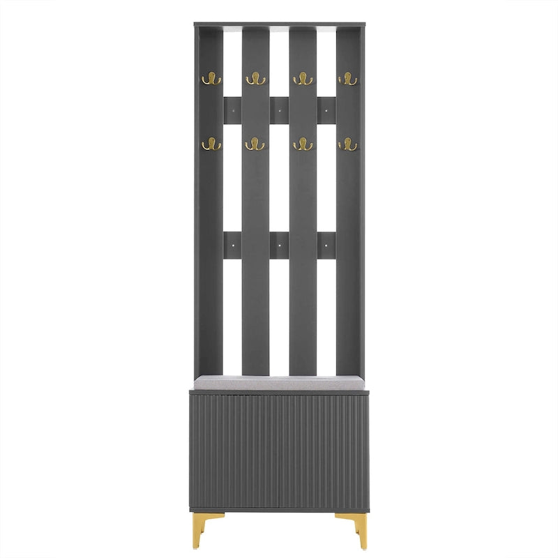 Porte-manteau multifonction 4 en 1 avec coussin.
