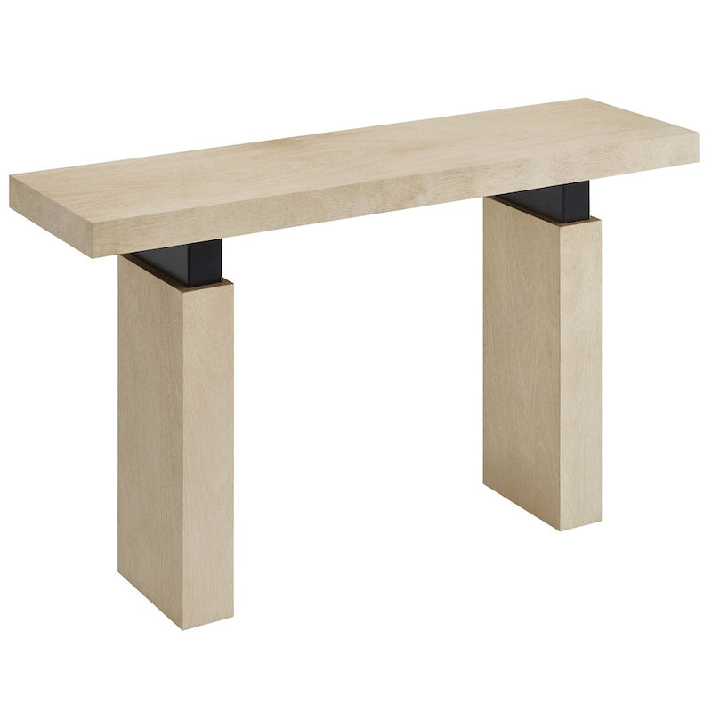 Console rectangulaire en bois