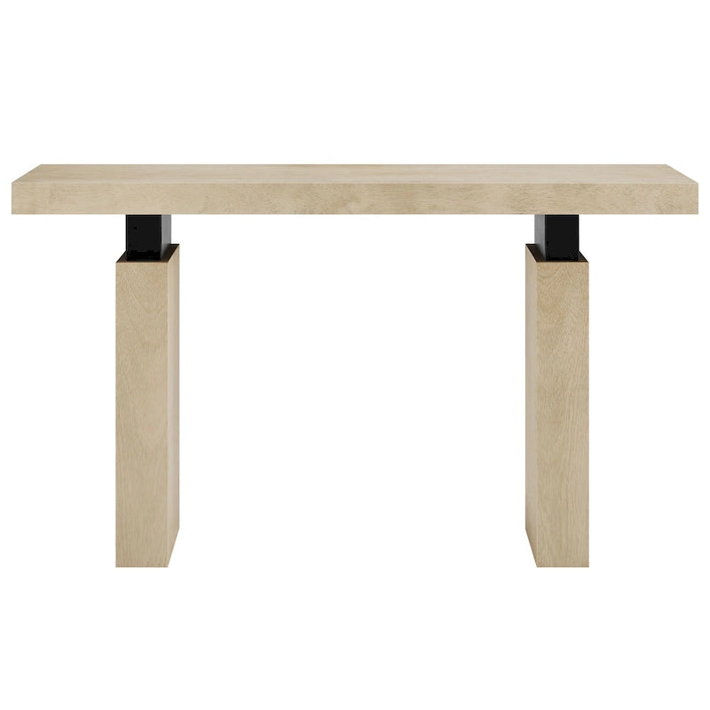 Console rectangulaire en bois