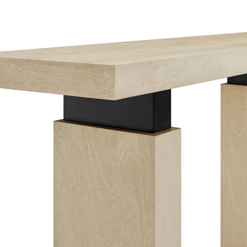 Console rectangulaire en bois