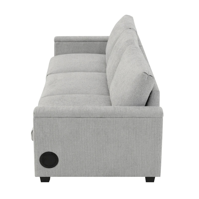 Canapé d'angle intelligent de 96 pouces avec haut-parleur Bluetooth