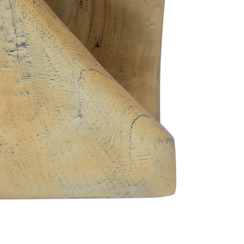 Table d'appoint Twist Shape, texture façon bois