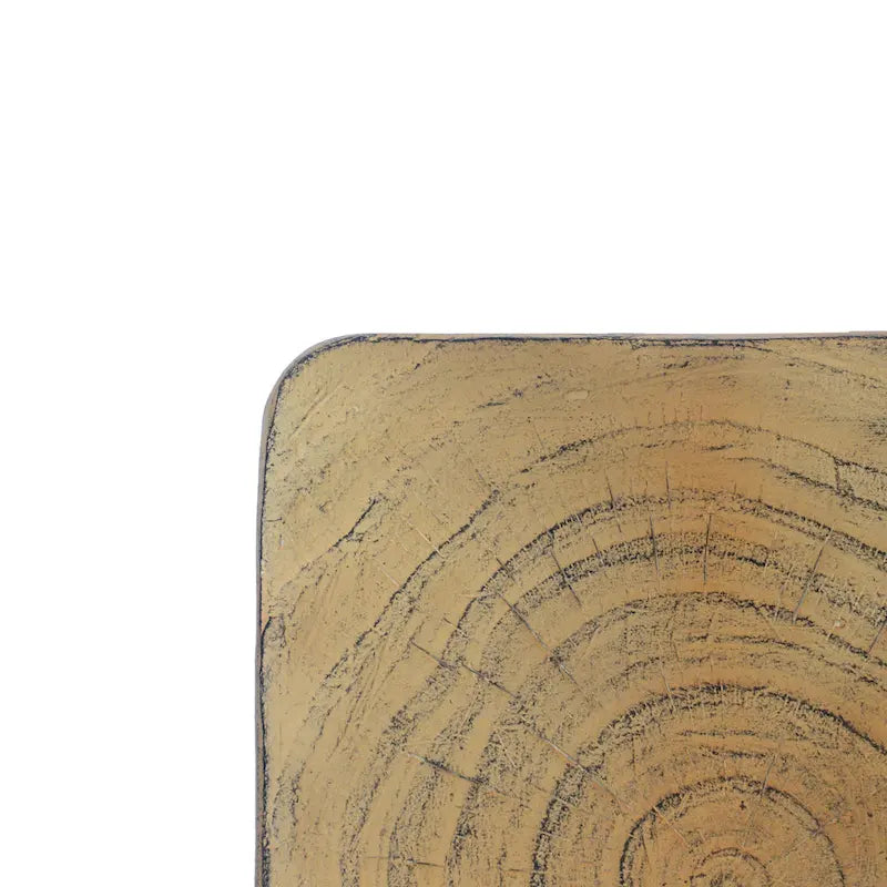 Table d'appoint Twist Shape, texture façon bois