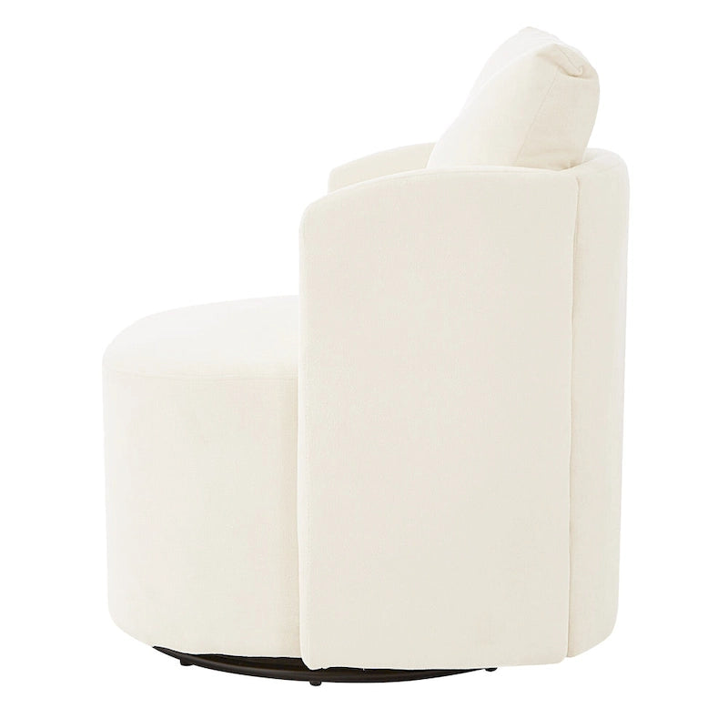 Fauteuil décoratif en forme de seau de 29,9 pouces