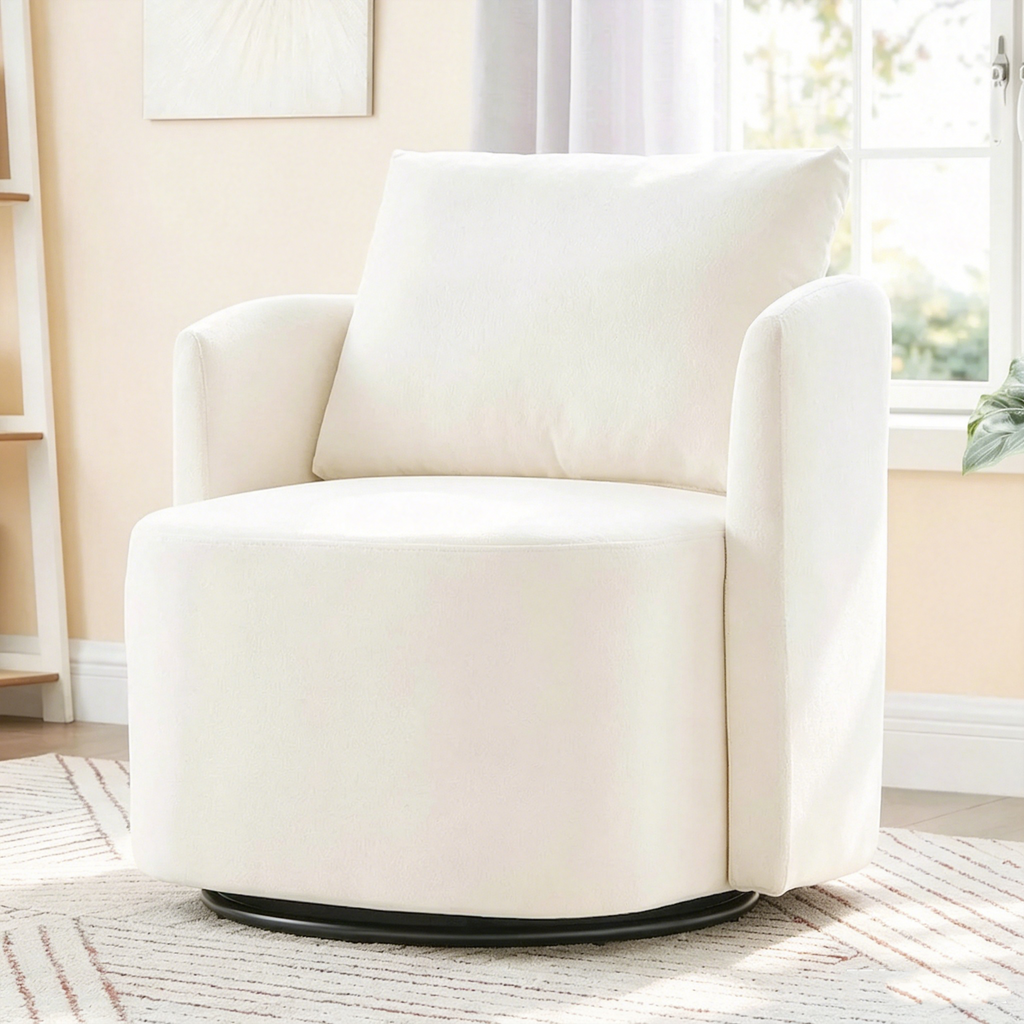 Fauteuil décoratif en forme de seau de 29,9 pouces