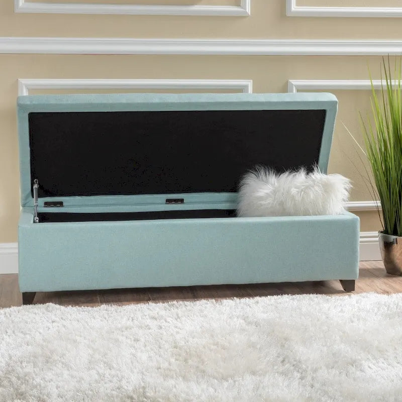Conception de banc de rangement en tissu