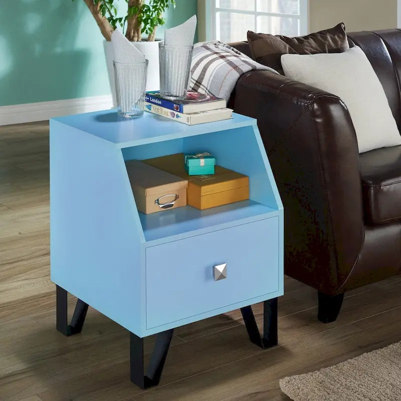 Table d'appoint à une étagère de 40 cm
