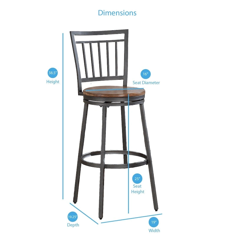 Tabouret de bar de 25 pouces