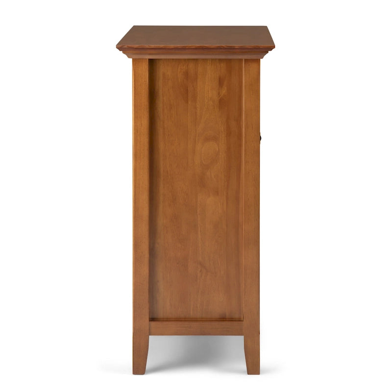 Bahut de rangement de style transitionnel en bois massif, 37 po de largeur - 37 larg. x 17 prof. x 36 haut.