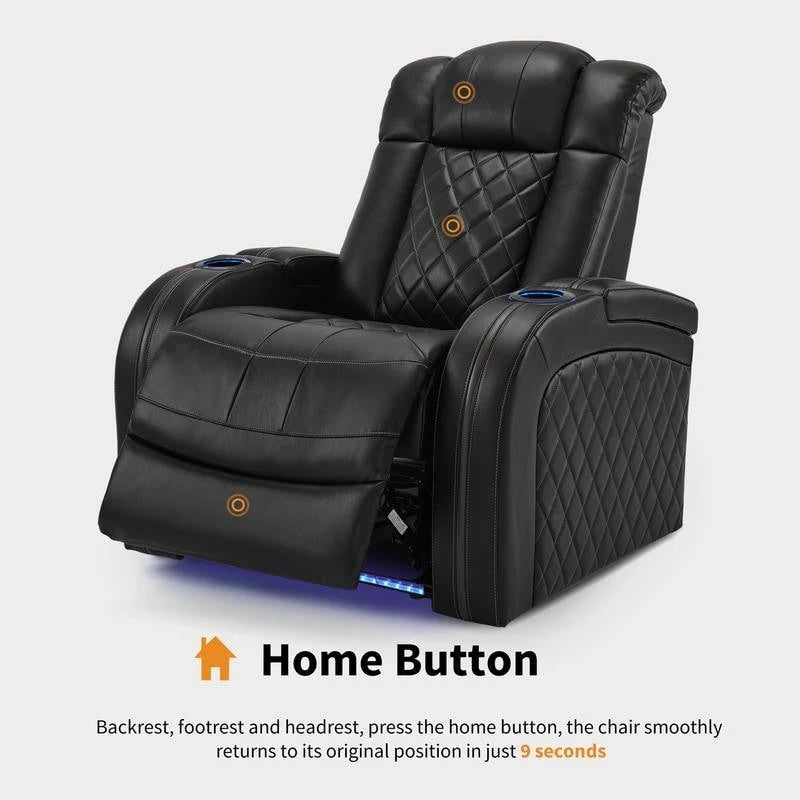 Fauteuil relax électrique (avec têtière réglable)