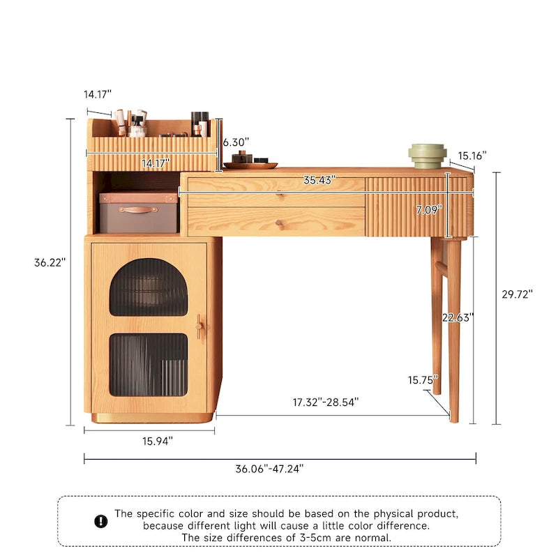 Commode à trois tiroirs