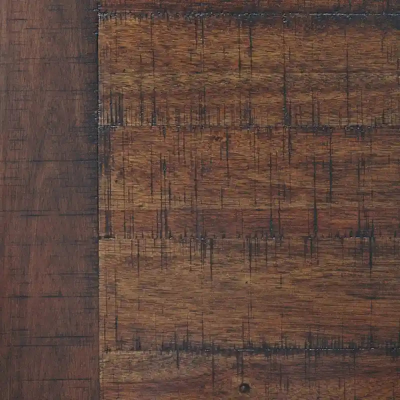 Grand bureau avec pieds en bois marron rustique