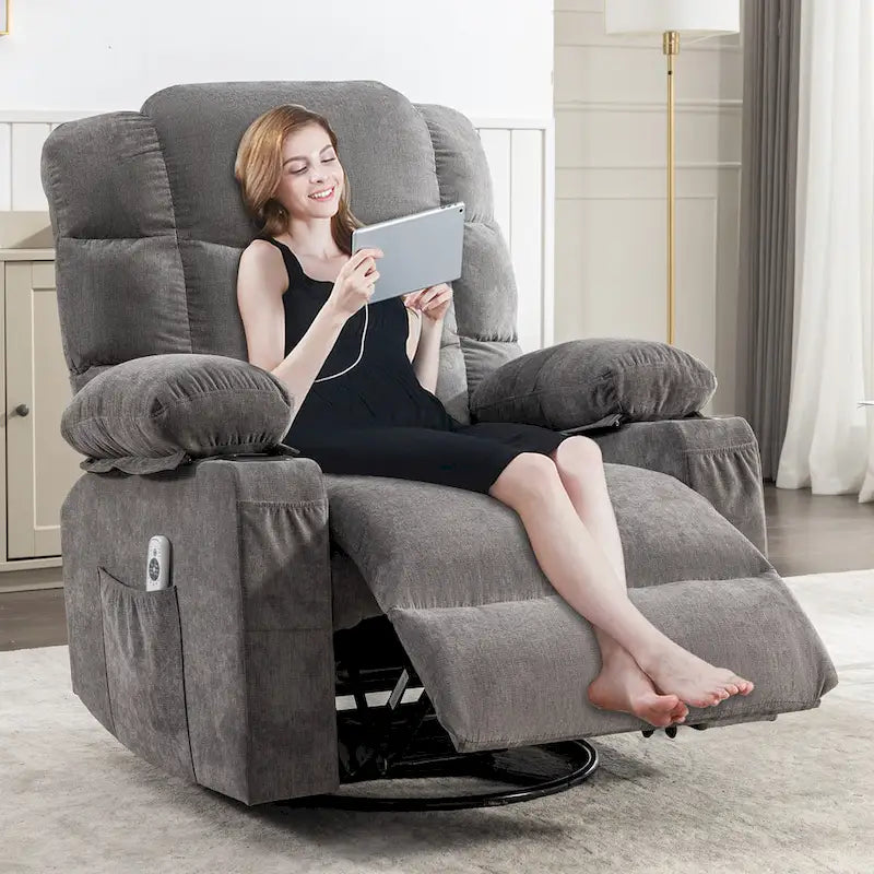 Fauteuil à bascule/relaxant massant, taille adulte