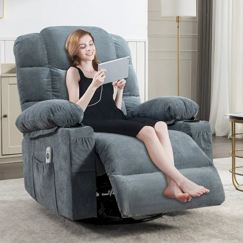 Fauteuil à bascule/relaxant massant, taille adulte