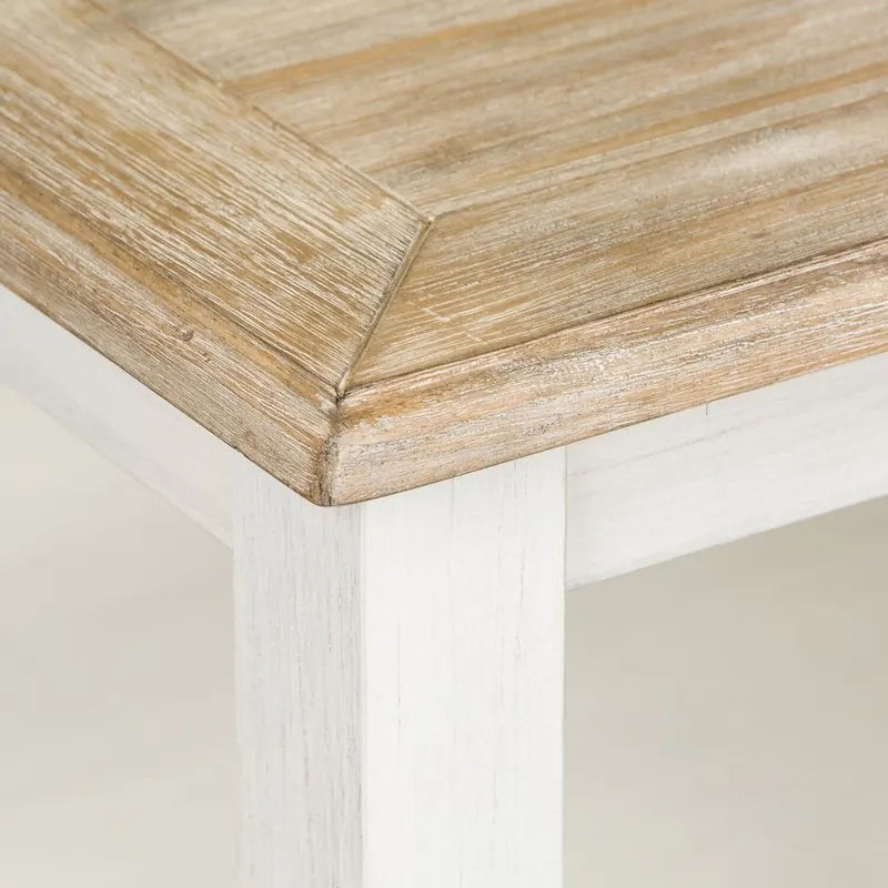 Table basse rectangulaire (sur roulettes)