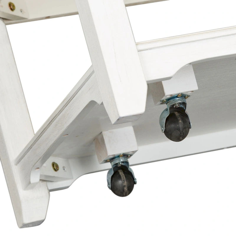 Table basse rectangulaire (sur roulettes)