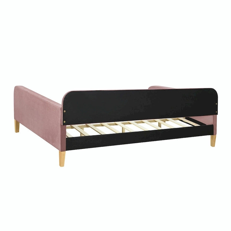 Lit de repos rembourré avec 4 pieds de support