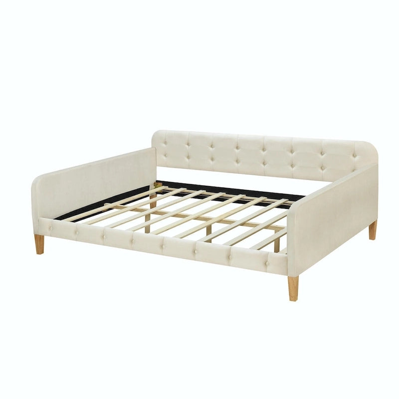 Lit de repos rembourré avec 4 pieds de support