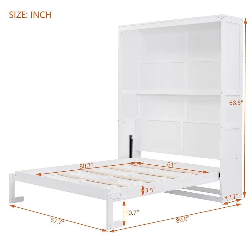 Support de rangement mural grand format