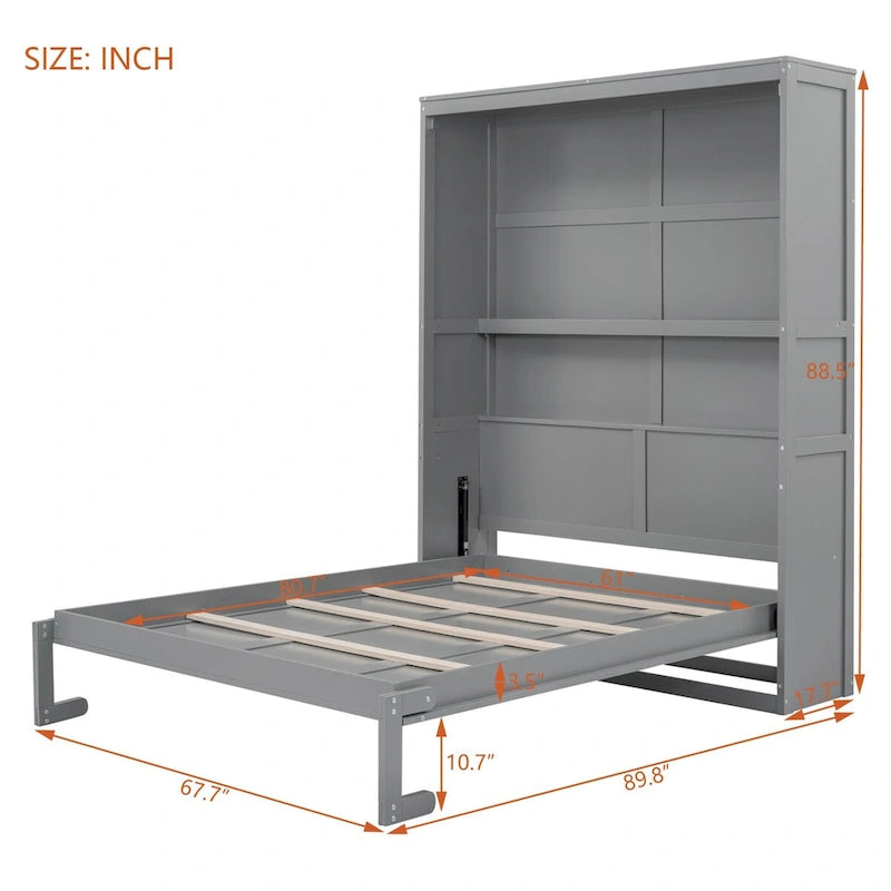 Support de rangement mural grand format