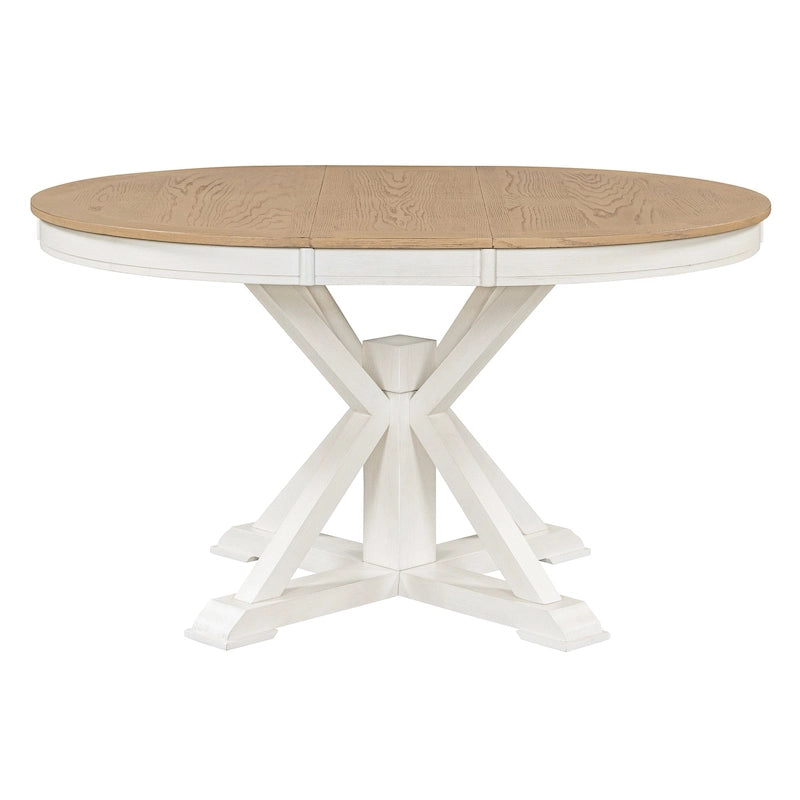 Table à manger extensible fonctionnelle de style rétro
