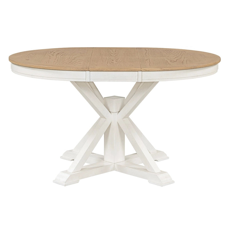 Table à manger extensible fonctionnelle de style rétro