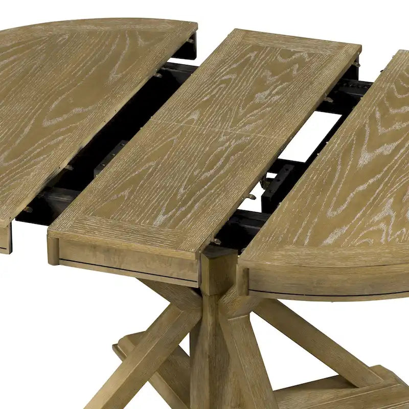 Table à manger extensible fonctionnelle de style rétro