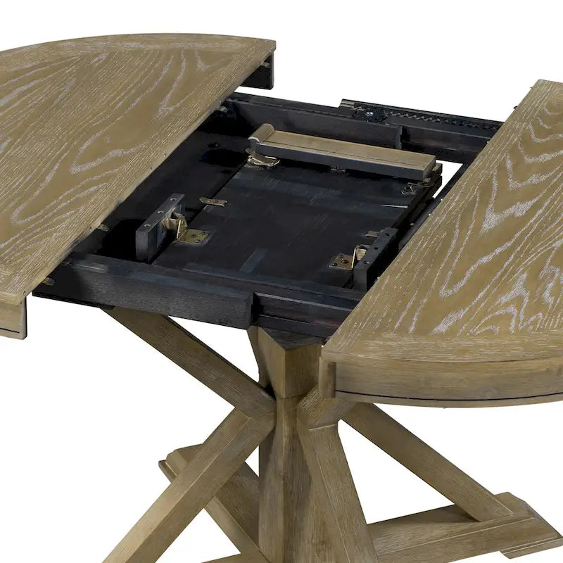 Table à manger extensible fonctionnelle de style rétro