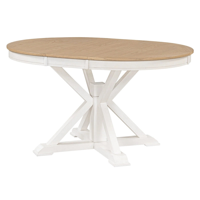 Table à manger extensible fonctionnelle de style rétro
