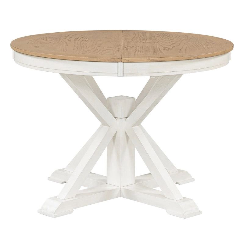 Table à manger extensible fonctionnelle de style rétro