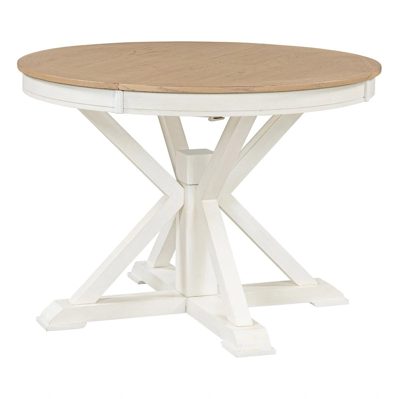 Table à manger extensible fonctionnelle de style rétro