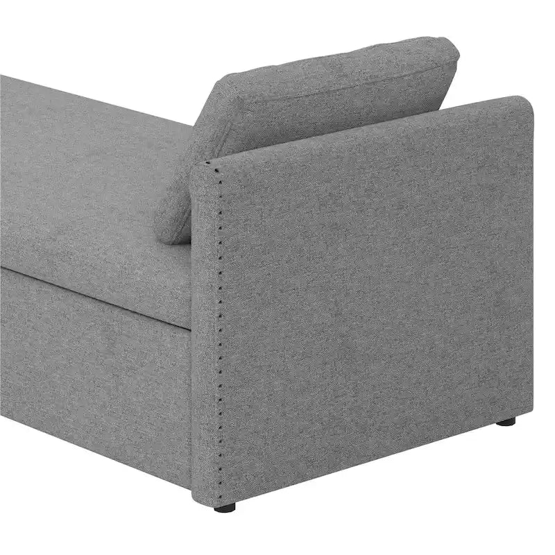 Lit simple moderne de style inclinable avec deux tiroirs