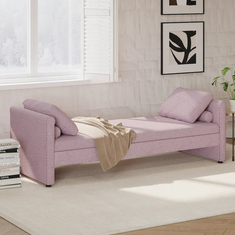 Lit simple moderne de style inclinable avec deux tiroirs