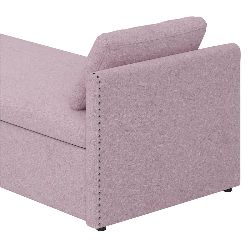 Lit simple moderne de style inclinable avec deux tiroirs